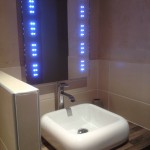 SALLE DE BAINS CASTANEA - lavabo miroir led